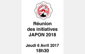 REUNIONS DES INITIATIVES JAPON 2018