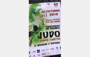 Championnats de France Cadets Ceyrat Octobre 2018