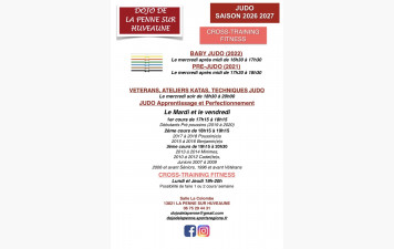 JUDO SAISON 2026-2027