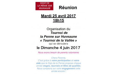 TOURNOI DE LA VALLEE 4 JUIN 2017