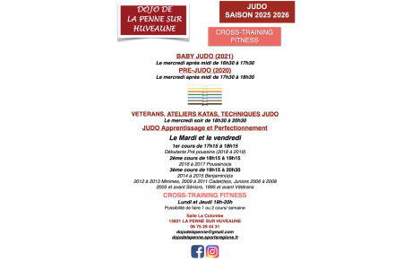 JUDO SAISON 2025-2026